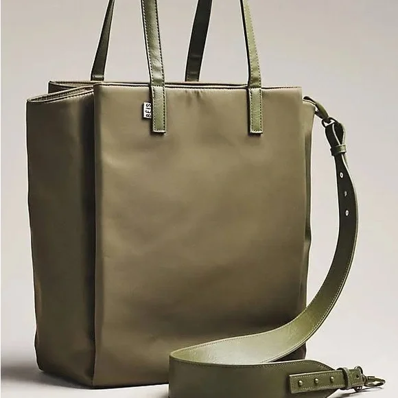 BEIS Olive Commuter Tote - Picture 1 of 10